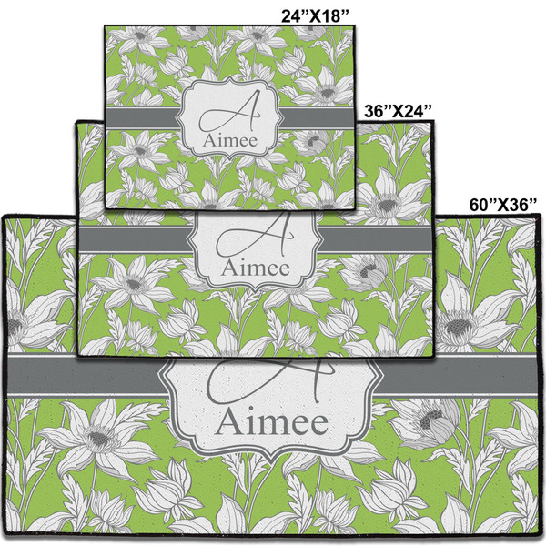 Wild Daisies Personalized Door Mat - Group Parent IMF