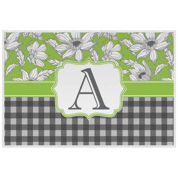 Wild Daisies Personalized Placemat (Back)