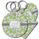 Wild Daisies Plastic Keychain (Personalized)