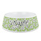 Wild Daisies Plastic Dog Bowl - Medium (Personalized)