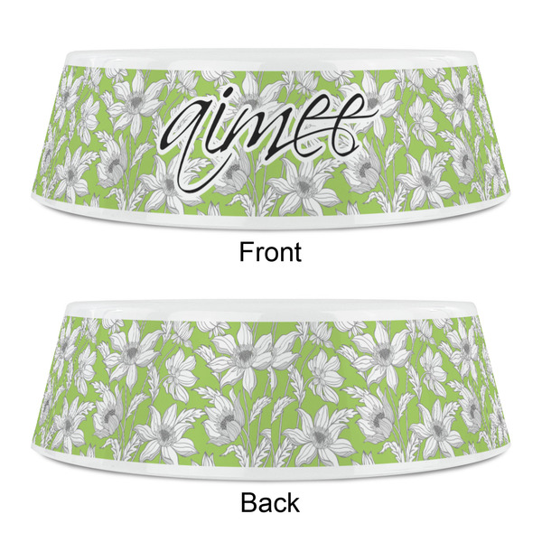 Wild Daisies Plastic Pet Bowls - Small - APPROVAL