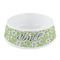 Wild Daisies Plastic Dog Bowl - Small (Personalized)