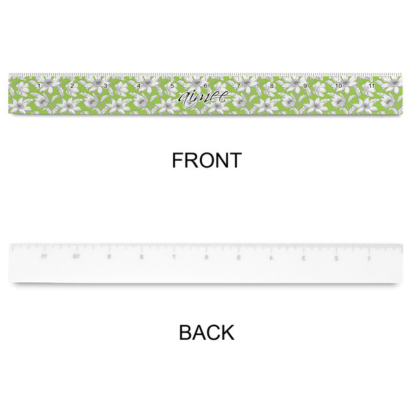 Wild Daisies Plastic Ruler - 12" - APPROVAL