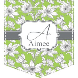 Wild Daisies Iron On Faux Pocket (Personalized)