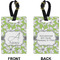 Wild Daisies Rectangle Luggage Tag (Front + Back)