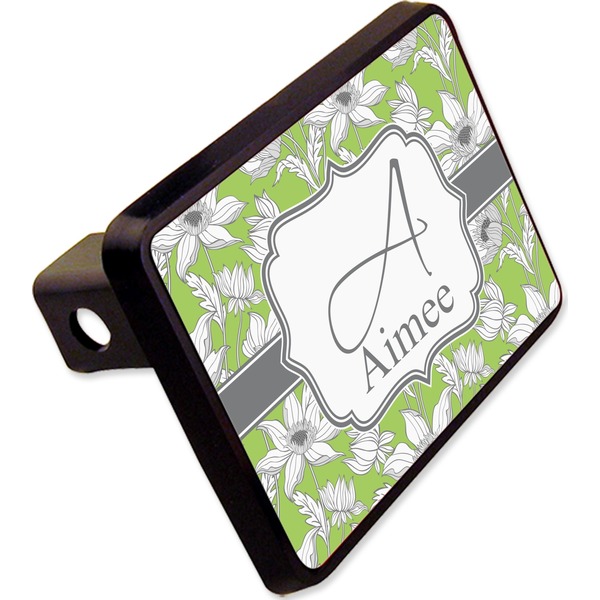 Custom Wild Daisies Rectangular Trailer Hitch Cover - 2" (Personalized)