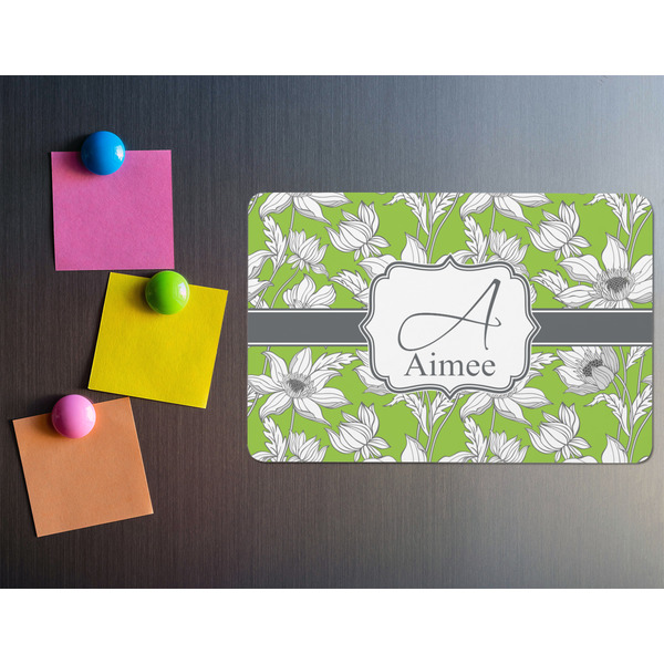 Wild Daisies Rectangular Fridge Magnet - LIFESTYLE