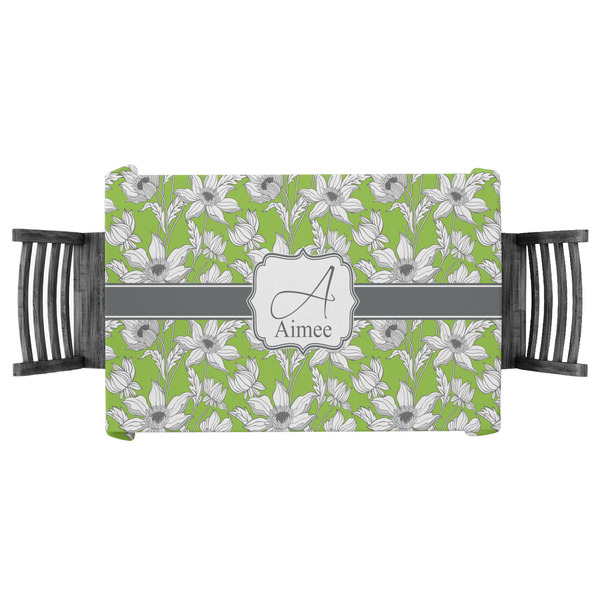 Custom Wild Daisies Tablecloth - 58"x58" (Personalized)