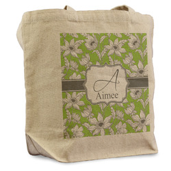 Wild Daisies Reusable Cotton Grocery Bag - Single (Personalized)