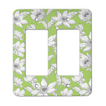 Wild Daisies Rocker Style Light Switch Cover - Two Switch