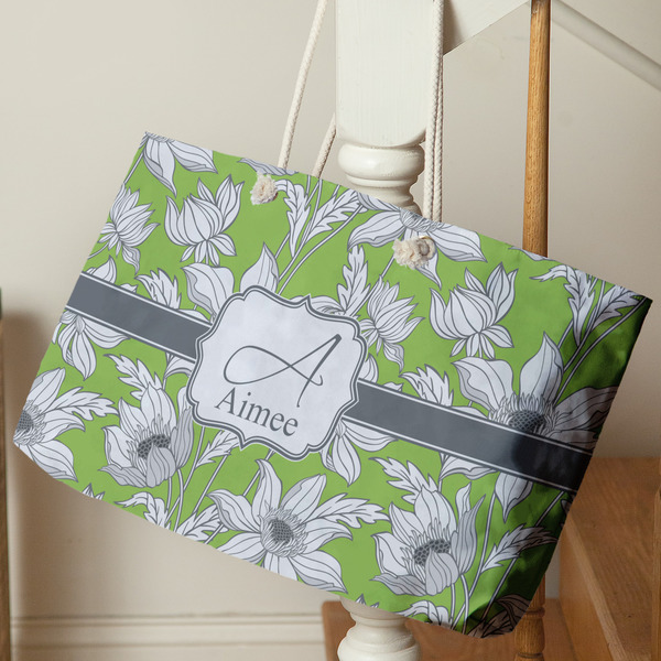 Wild Daisies Large Rope Tote - Life Style