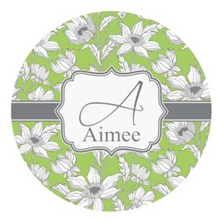 Wild Daisies Round Decal (Personalized)