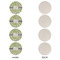 Wild Daisies Round Linen Placemats - APPROVAL Set of 4 (single sided)
