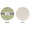 Wild Daisies Round Linen Placemats - APPROVAL (single sided)