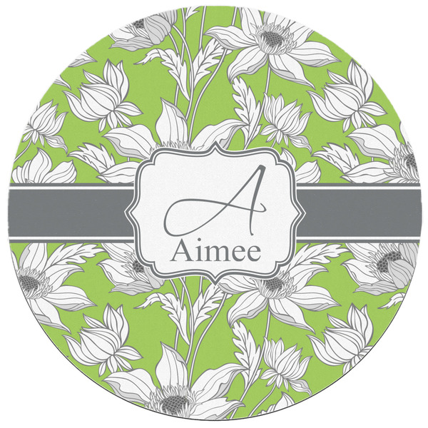 Wild Daisies Round Mousepad - APPROVAL