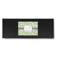 Wild Daisies Rubber Bar Mat (Personalized)