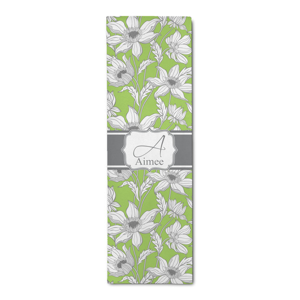 Custom Wild Daisies Runner Rug - 2.5'x8' w/ Name and Initial