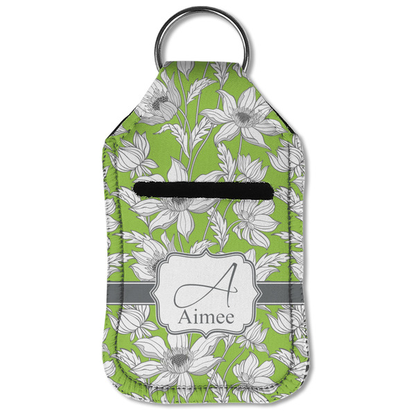 Wild Daisies Sanitizer Holder Keychain - Small (Front Flat)