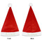 Wild Daisies Santa Hats - Front and Back (Double Sided Print) APPROVAL