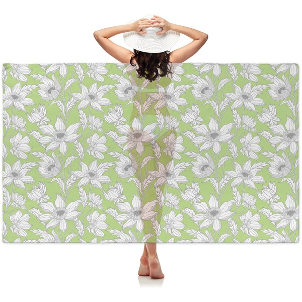 Custom Wild Daisies Sheer Sarong