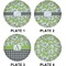 Wild Daisies Set of Lunch / Dinner Plates (Approval)