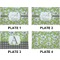 Wild Daisies Set of Rectangular Dinner Plates (Approval)