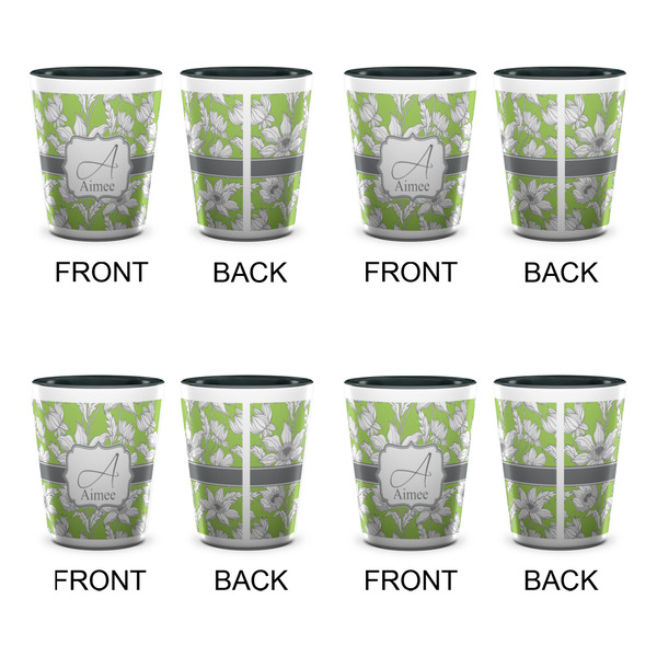 Wild Daisies Shot Glassess - Two Tone - Set of 4 - APPROVAL