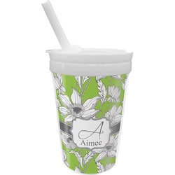 Wild Daisies Sippy Cup with Straw (Personalized)