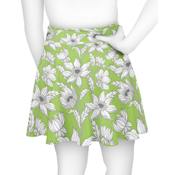 Wild Daisies Skater Skirt - Back