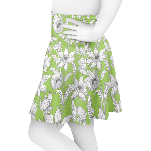 Wild Daisies Skater Skirt - Side