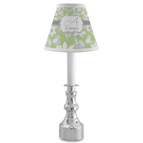 Wild Daisies Small Chandelier Lamp - LIFESTYLE (on candle stick)
