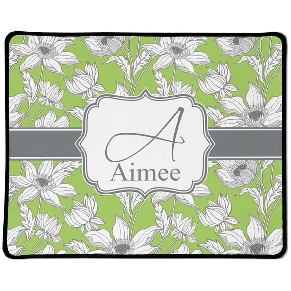 Custom Wild Daisies Large Gaming Mouse Pad - 12.5" x 10" (Personalized)