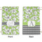 Wild Daisies Small Laundry Bag - Front & Back View