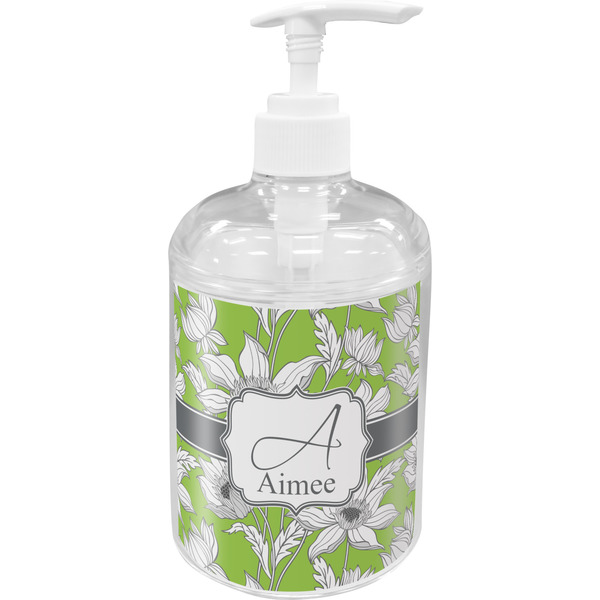 Custom Wild Daisies Acrylic Soap & Lotion Bottle (Personalized)
