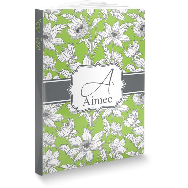 Custom Wild Daisies Softbound Notebook - 5.75" x 8" (Personalized)