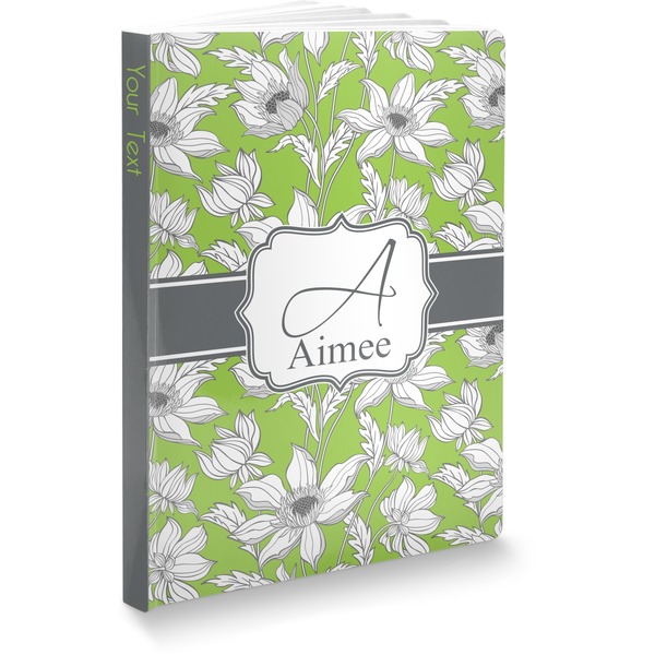 Custom Wild Daisies Softbound Notebook - 7.25" x 10" (Personalized)