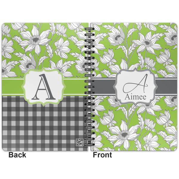 Wild Daisies Spiral Journal 7 x 10 - Apvl