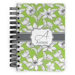 Wild Daisies Spiral Notebook - 5x7 w/ Name and Initial
