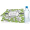 Wild Daisies Sports Towel Folded with Water Bottle