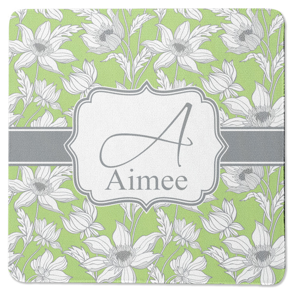 Wild Daisies Square Coaster Rubber Back - Single