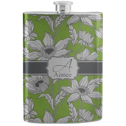 Wild Daisies Stainless Steel Flask (Personalized)