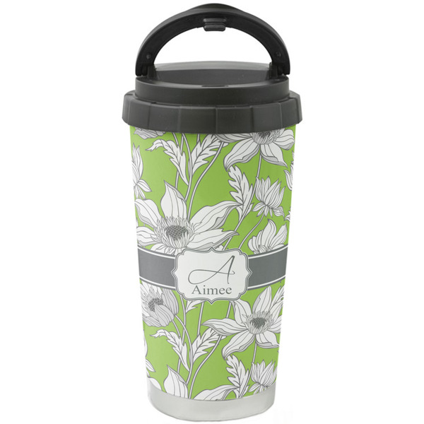 Custom Wild Daisies Stainless Steel Coffee Tumbler (Personalized)