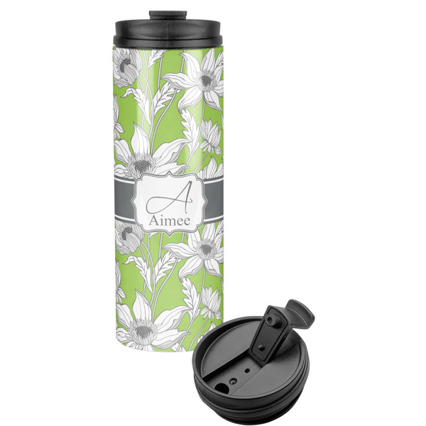 Custom Wild Daisies Stainless Steel Skinny Tumbler (Personalized)