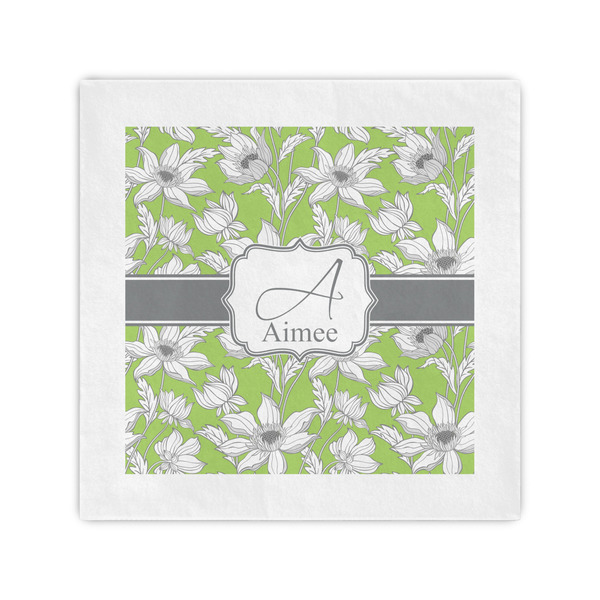 Custom Wild Daisies Cocktail Napkins (Personalized)