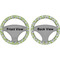 Wild Daisies Steering Wheel Cover- Front and Back