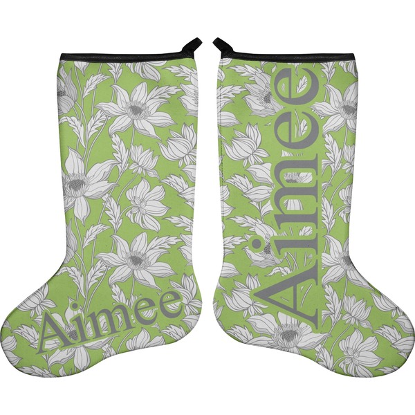 Wild Daisies Stocking - Double-Sided - Approval