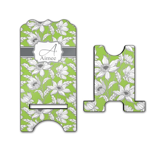 Wild Daisies Stylized Phone Stand - Front & Back - Large
