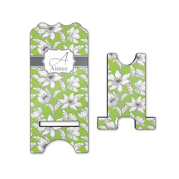 Wild Daisies Stylized Phone Stand - Front & Back - Small