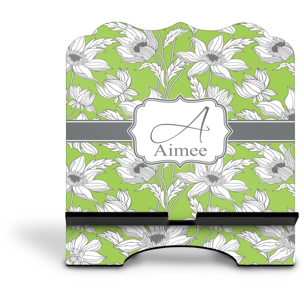 Wild Daisies Stylized Tablet Stand - Front without iPad