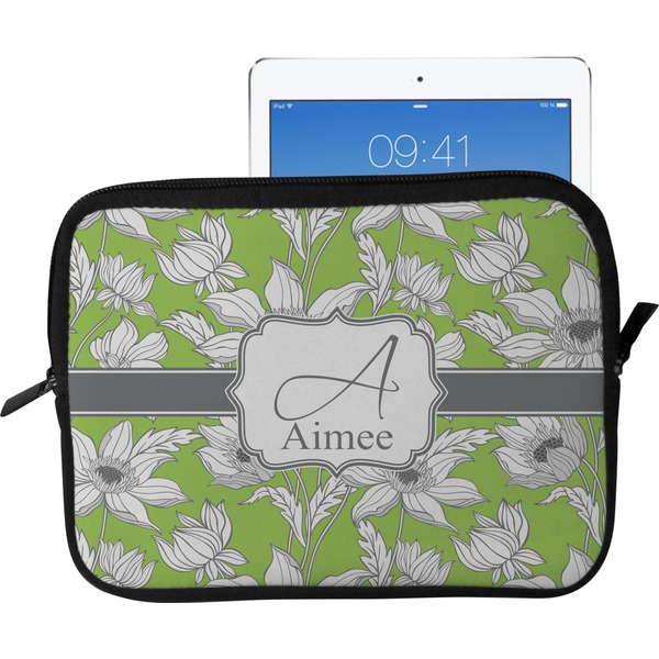 Custom Wild Daisies Tablet Case / Sleeve - Large (Personalized)